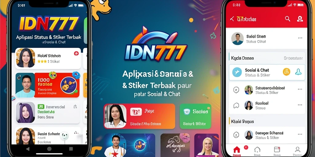 Tampilan antarmuka aplikasi IDN777 yang menarik dan fungsional.