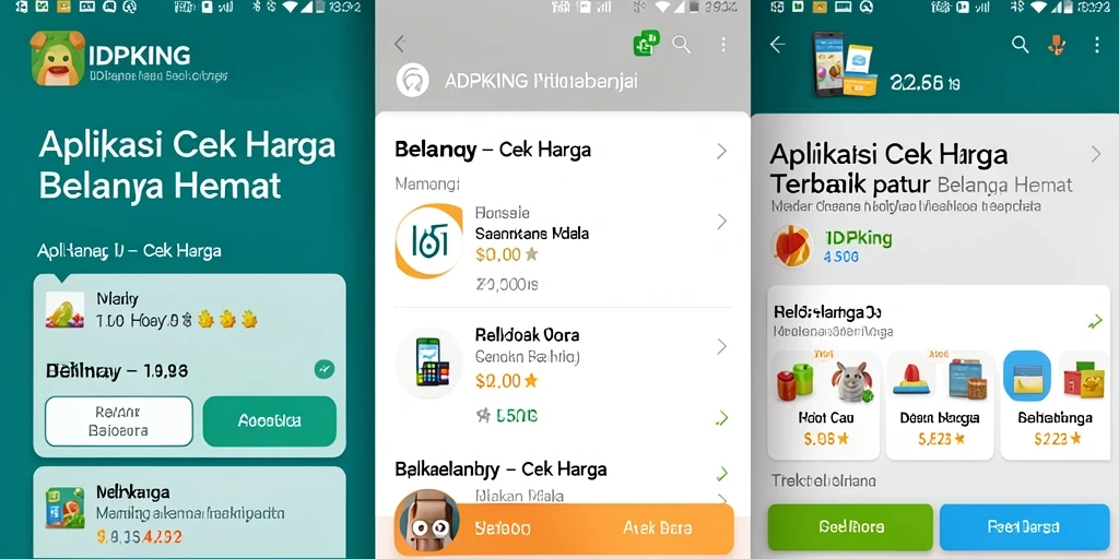 Tampilan utama IDPKING yang menampilkan fitur cek harga dengan mudah.