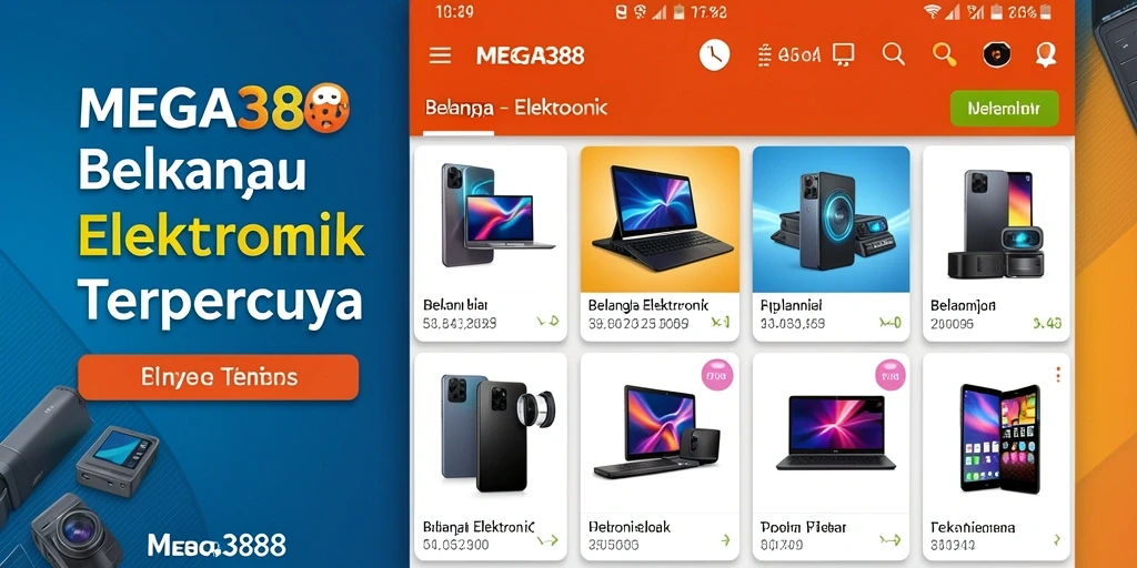 Antarmuka MEGA388 yang menarik dan mudah digunakan.