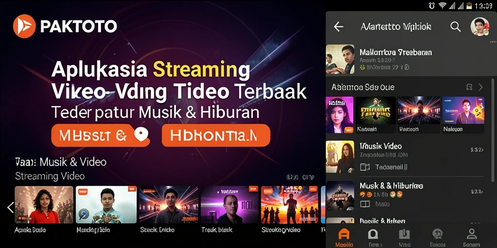 Antarmuka PAKTOTO yang memudahkan akses Streaming Video.